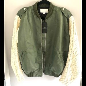 NWT J.O.A. Los Angeles Bomber Jacket